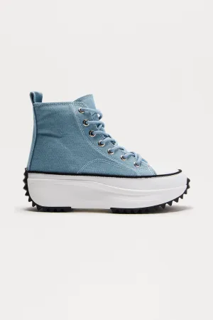Bailey High Cut Sneakers - Denim