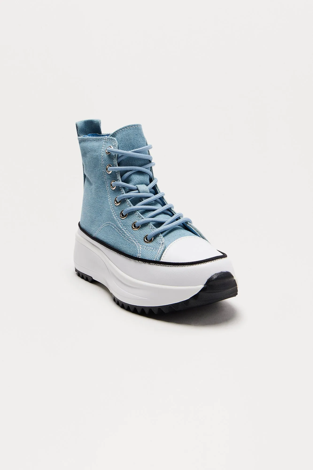 Bailey High Cut Sneakers - Denim