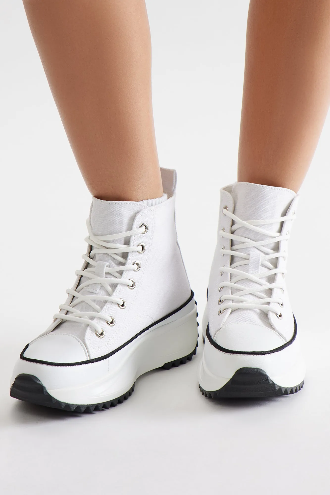 Bailey High Cut Sneakers - White